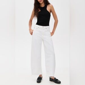 Agolde Women's White Flare Jeans